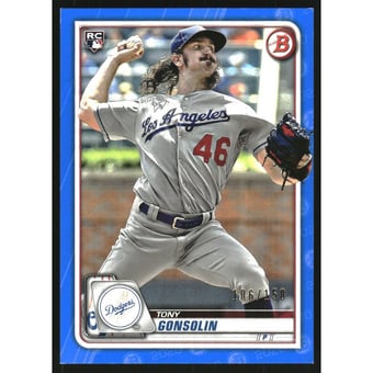 2020 Bowman Blue #63 Tony Gonsolin