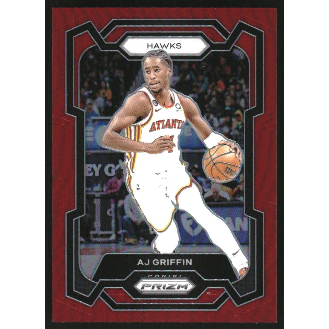 2023-24 Panini Prizm Prizms Red #266 AJ Griffin