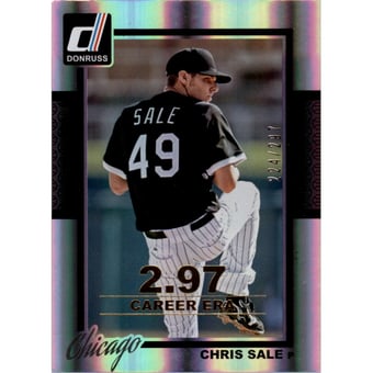 2014 Donruss Stat Line Career #108 Chris Sale/297