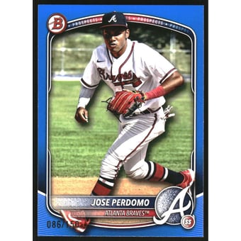2025 Bowman Prospects Blue #BP106 Jose Perdomo