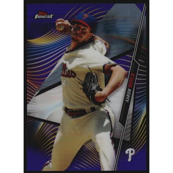 2020 Finest Purple Refractors #79 Aaron Nola