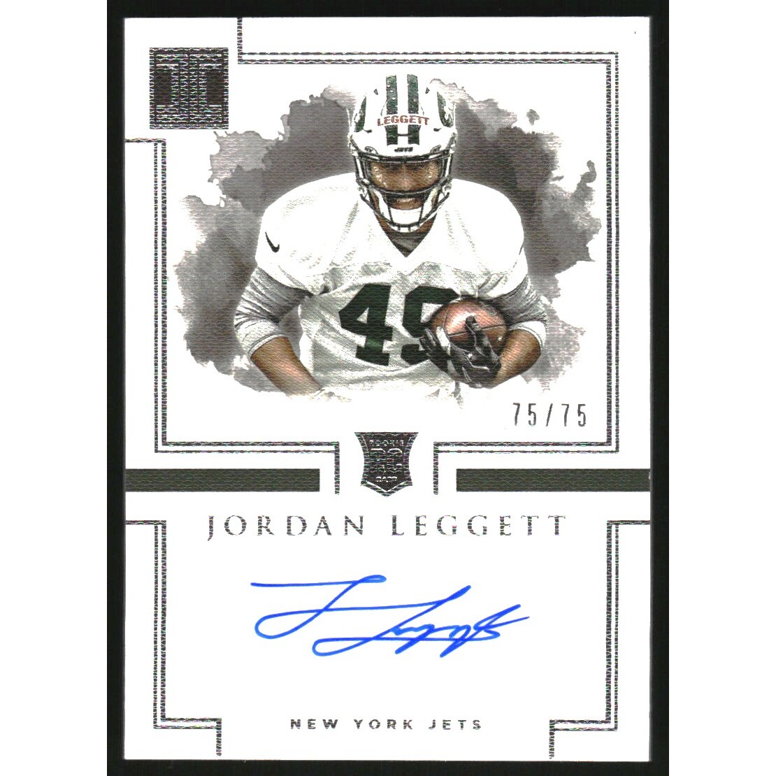 2017 Panini Impeccable #155 Jordan Leggett AU RC