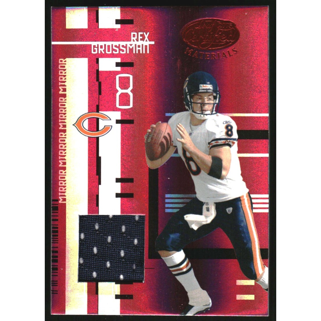 2005 Leaf Certified Materials Mirror Red Materials #22 Rex Grossman