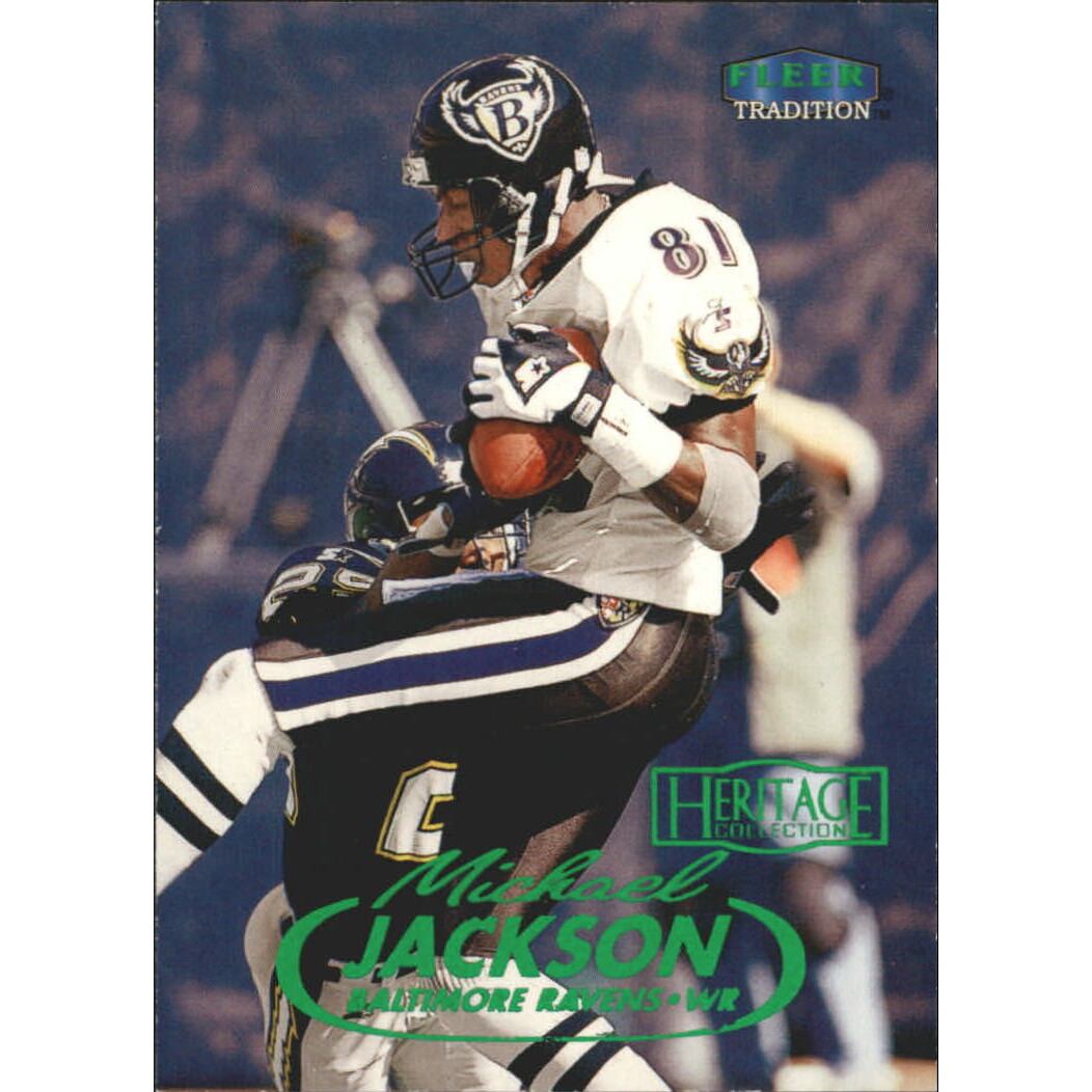 1998 Fleer Tradition Heritage #131 Michael Jackson. rookie card picture