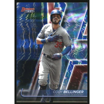 2020 Bowman's Best Blue Refractors #63 Cody Bellinger