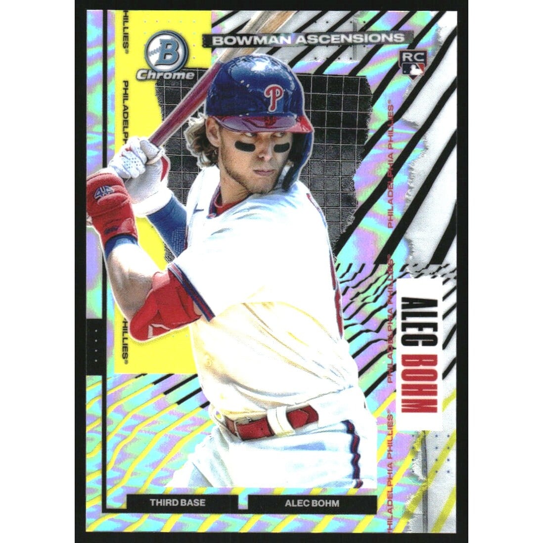 2021 Bowman Chrome Bowman Ascensions Refractors #BA3 Alec Bohm. rookie card picture