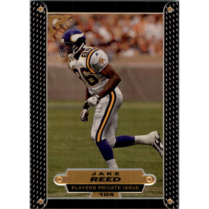 1997 Topps Gallery Player's Private Issue #104 Jake Reed. rookie card picture
