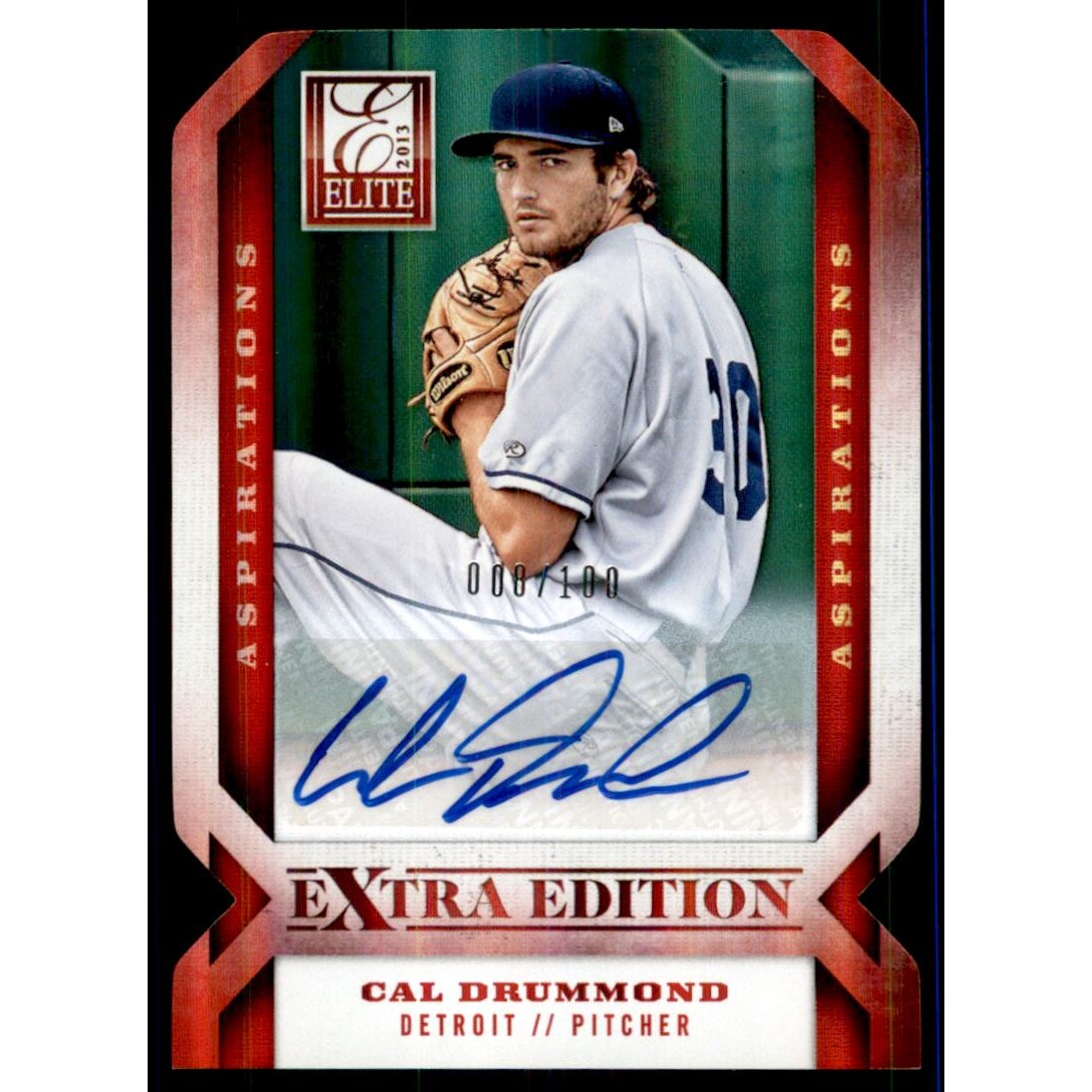 2013 Elite Extra Edition Signature Aspirations #43 Cal Drummond