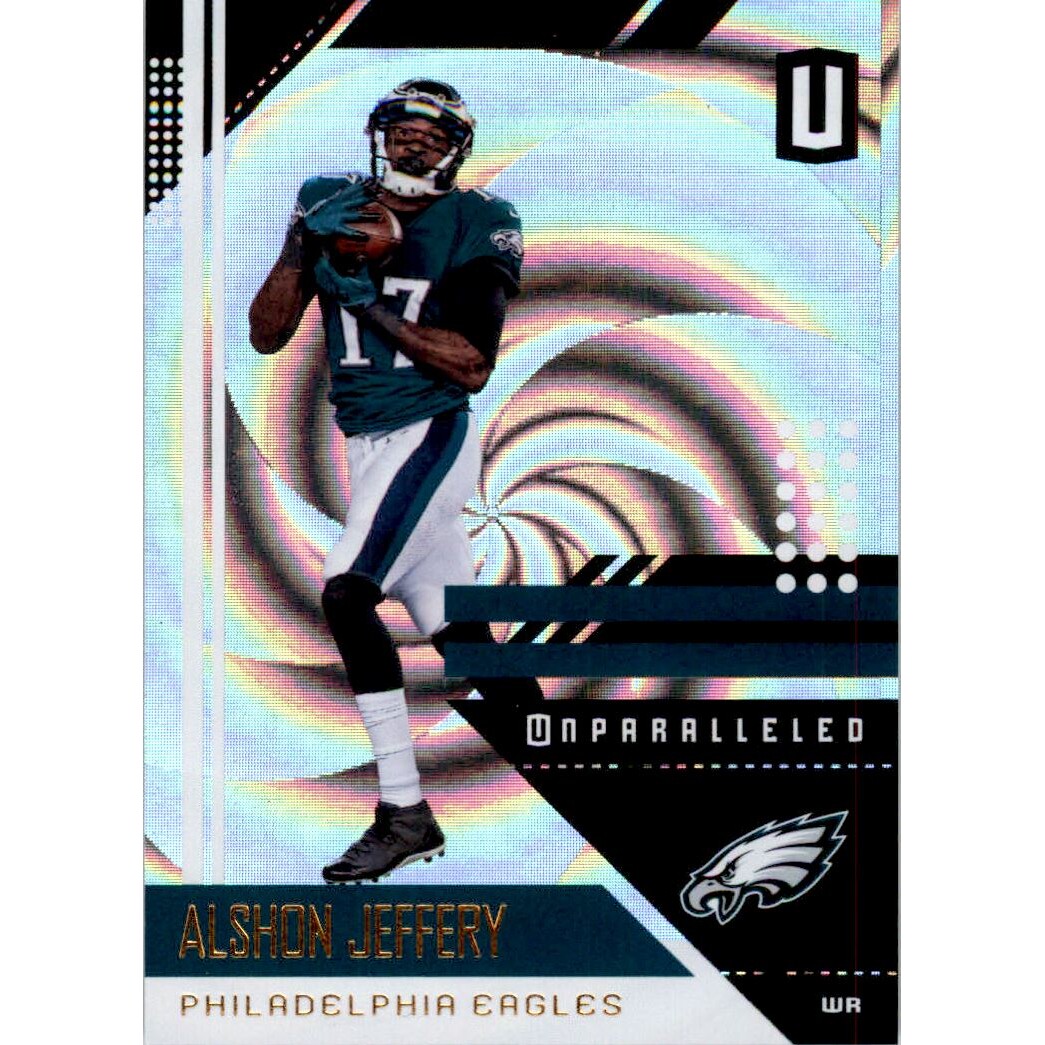2018 Panini Unparalleled Whirl #159 Alshon Jeffery. rookie card picture