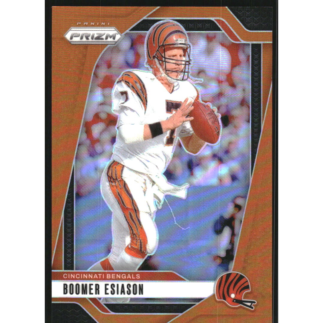 2024 Panini Prizm Prizms Orange #61 Boomer Esiason. rookie card picture
