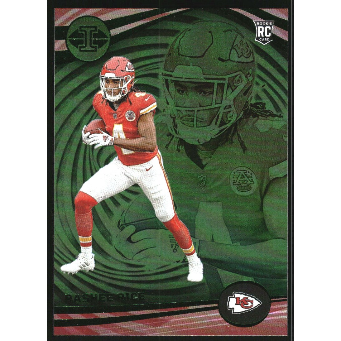 2023 Panini Illusions Emerald #56 Rashee Rice
