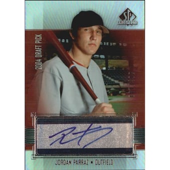 2004 SP Prospects #367 Jordan Parraz AU/400 RC