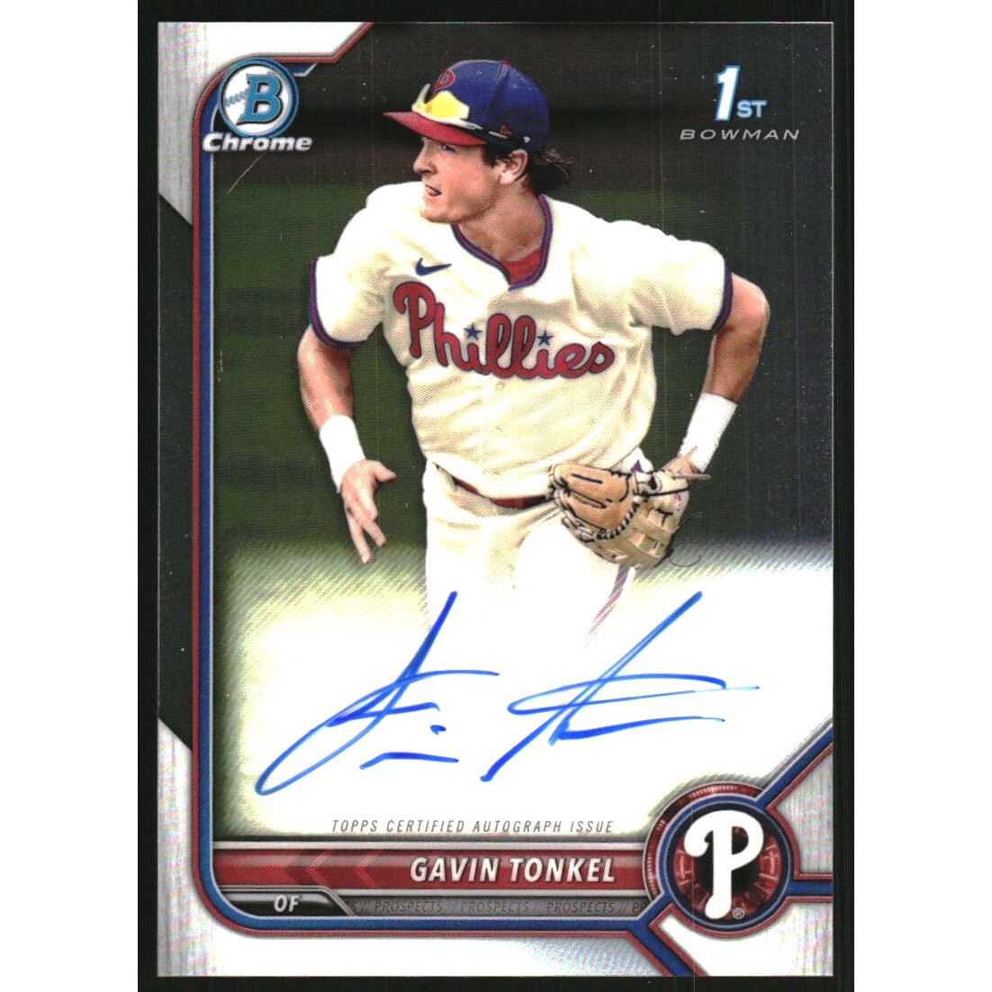 2022 Bowman Chrome Prospect Autographs #CPAGTL Gavin Tonkel