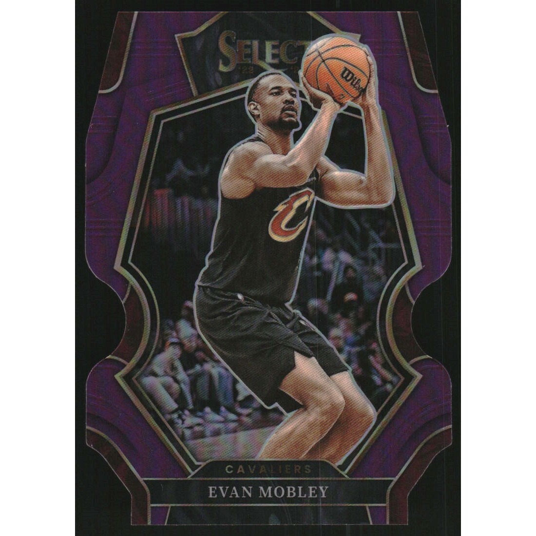 2022-23 Select Prizms Purple Die Cut #144 Evan Mobley 2022-23 Select Prizms Purple Die Cut #144 Evan Mobley