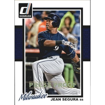 2014 Donruss Press Proofs Gold #104 Jean Segura