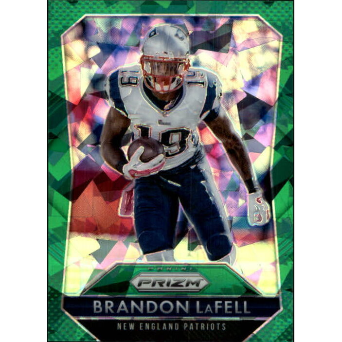 2015 Panini Prizm Prizms Green Cracked Ice #105 Brandon LaFell