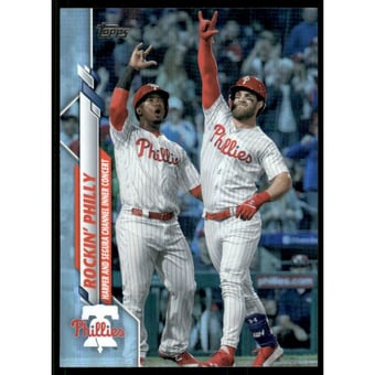 2020 Topps Update Rainbow Foil #U74 Bryce Harper/Jean Segura