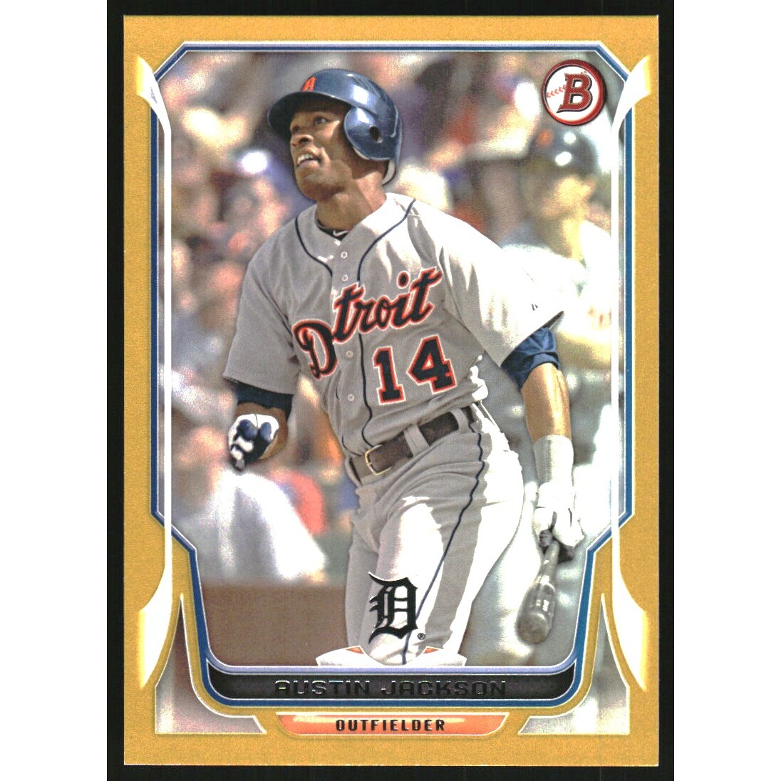 2014 Bowman Gold #18 Austin Jackson