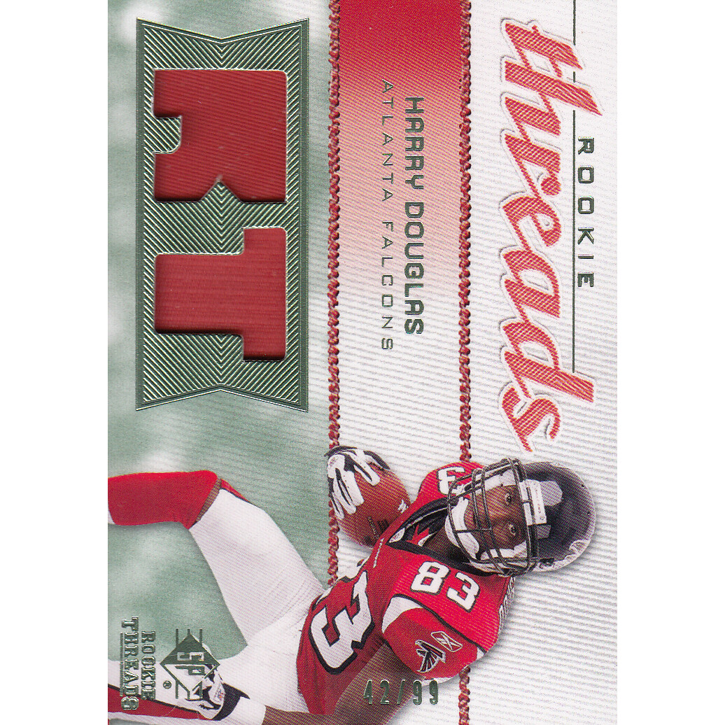2008 SP Rookie Threads Rookie Threads Patch 99 #RTHD Harry Douglas