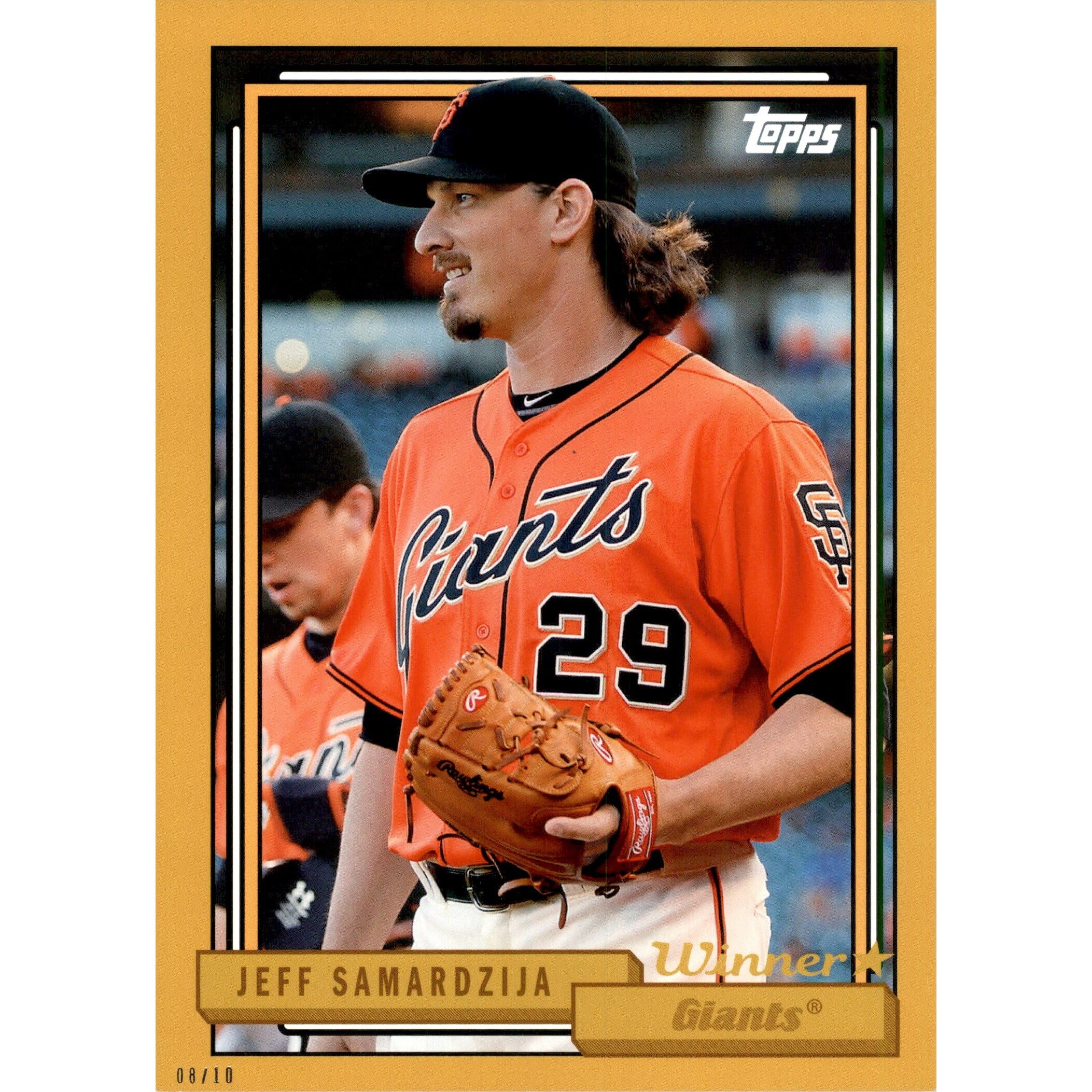 2017 Topps Archives 5x7 Gold #251 Jeff Samardzija