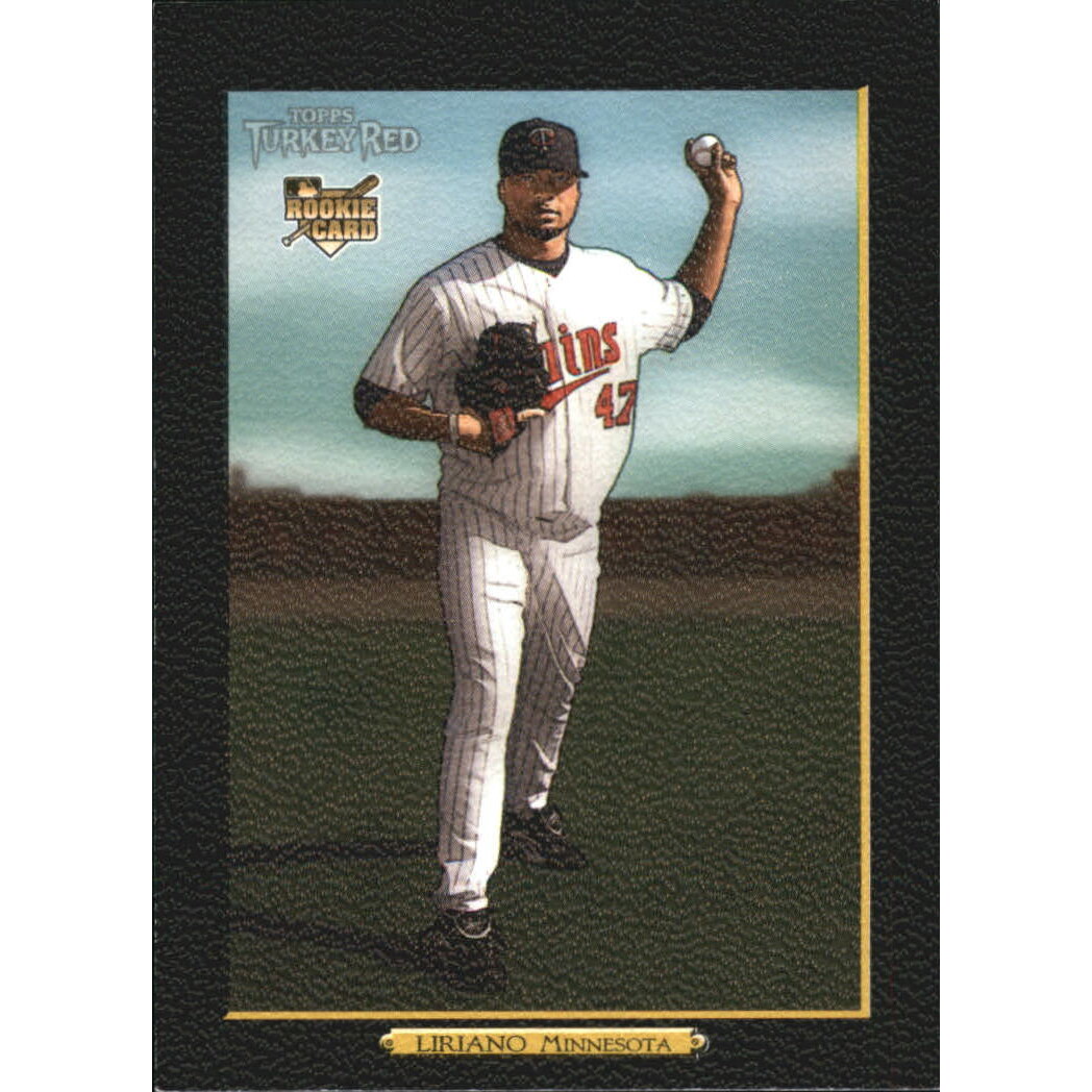 2006 Topps Turkey Red Black #613 Francisco Liriano. rookie card picture