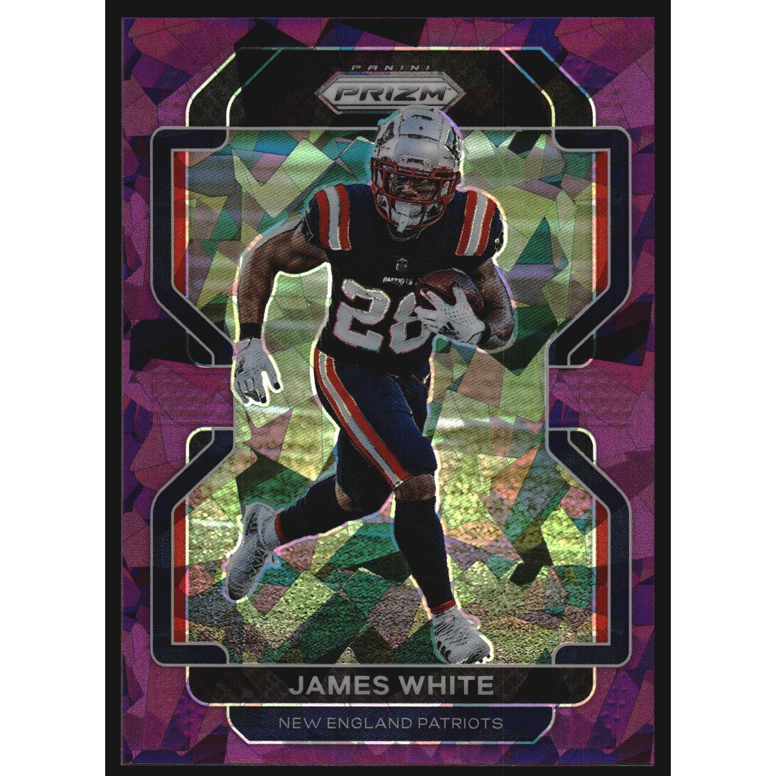 2021 Panini Prizm Prizms Purple Ice #98 James White