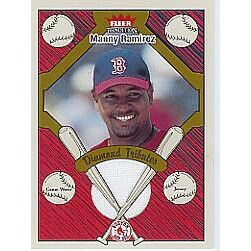 2004 Fleer Tradition Diamond Tributes Game Jersey #MR Manny Ramirez