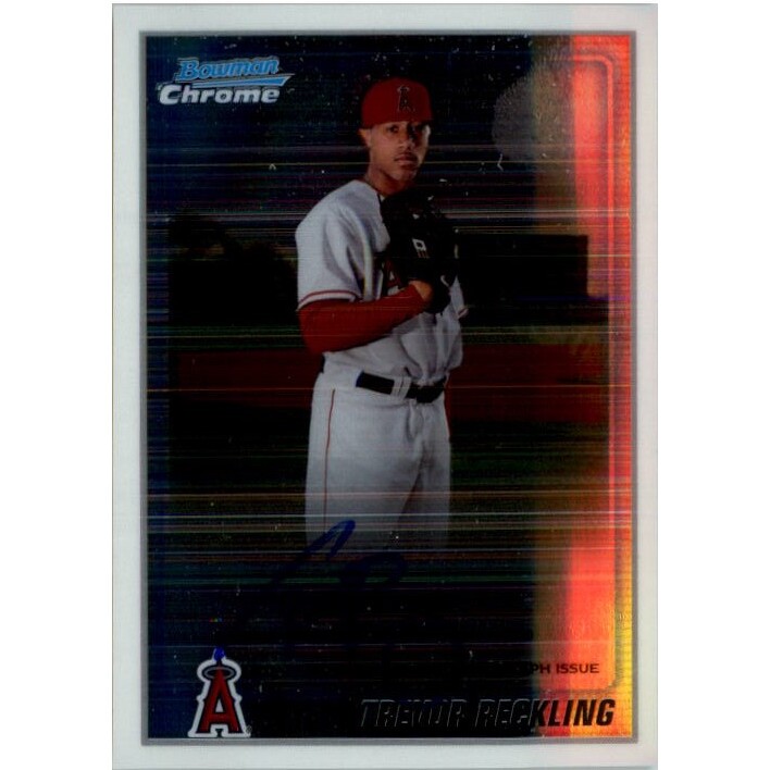 2010 Bowman Chrome Prospects #BCP194B Trevor Reckling AU. rookie card picture