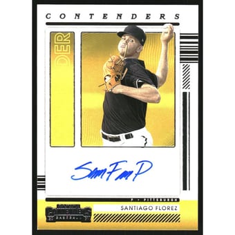 2021 Panini Contenders Contenders Autographs #30 Santiago Florez