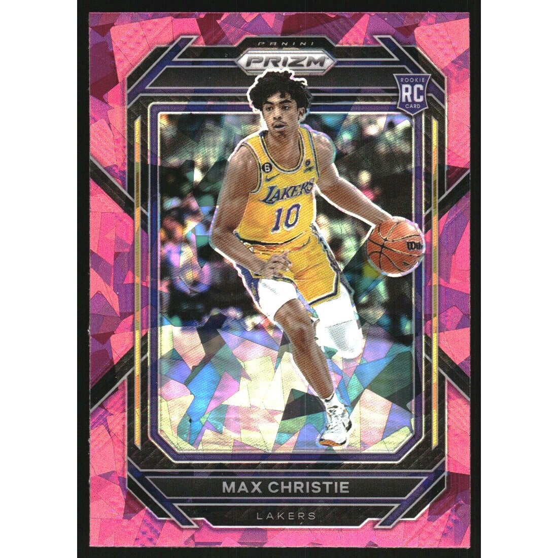 2022-23 Panini Prizm Prizms Pink Ice #270 Max Christie