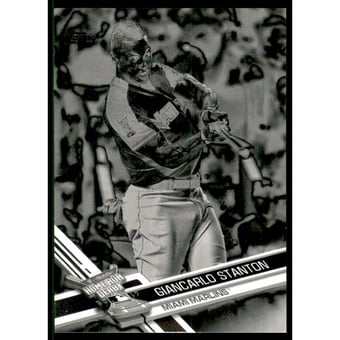 2017 Topps Update Black and White Negative #US65 Giancarlo Stanton