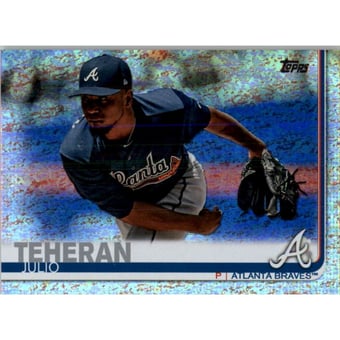 2019 Topps Factory Set Sparkle Foil #118 Julio Teheran