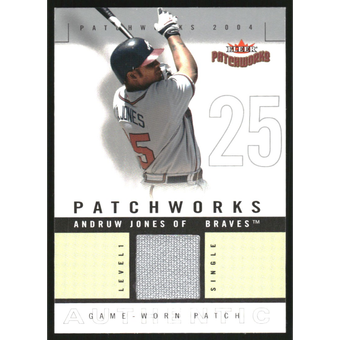 2004 Fleer Patchworks Game Used Level 1 #AJ Andruw Jones