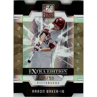 2009 Donruss Elite Extra Edition Status Gold #40 Aaron Baker