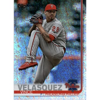 2019 Topps Factory Set Sparkle Foil #480 Vince Velasquez