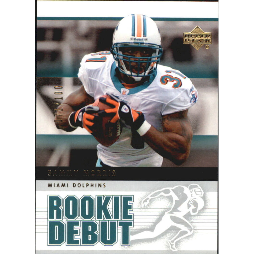 2005 Upper Deck Rookie Debut Gold 100 #52 Sammy Morris 2005 Upper Deck Rookie Debut Gold 100 #52 Sammy Morris