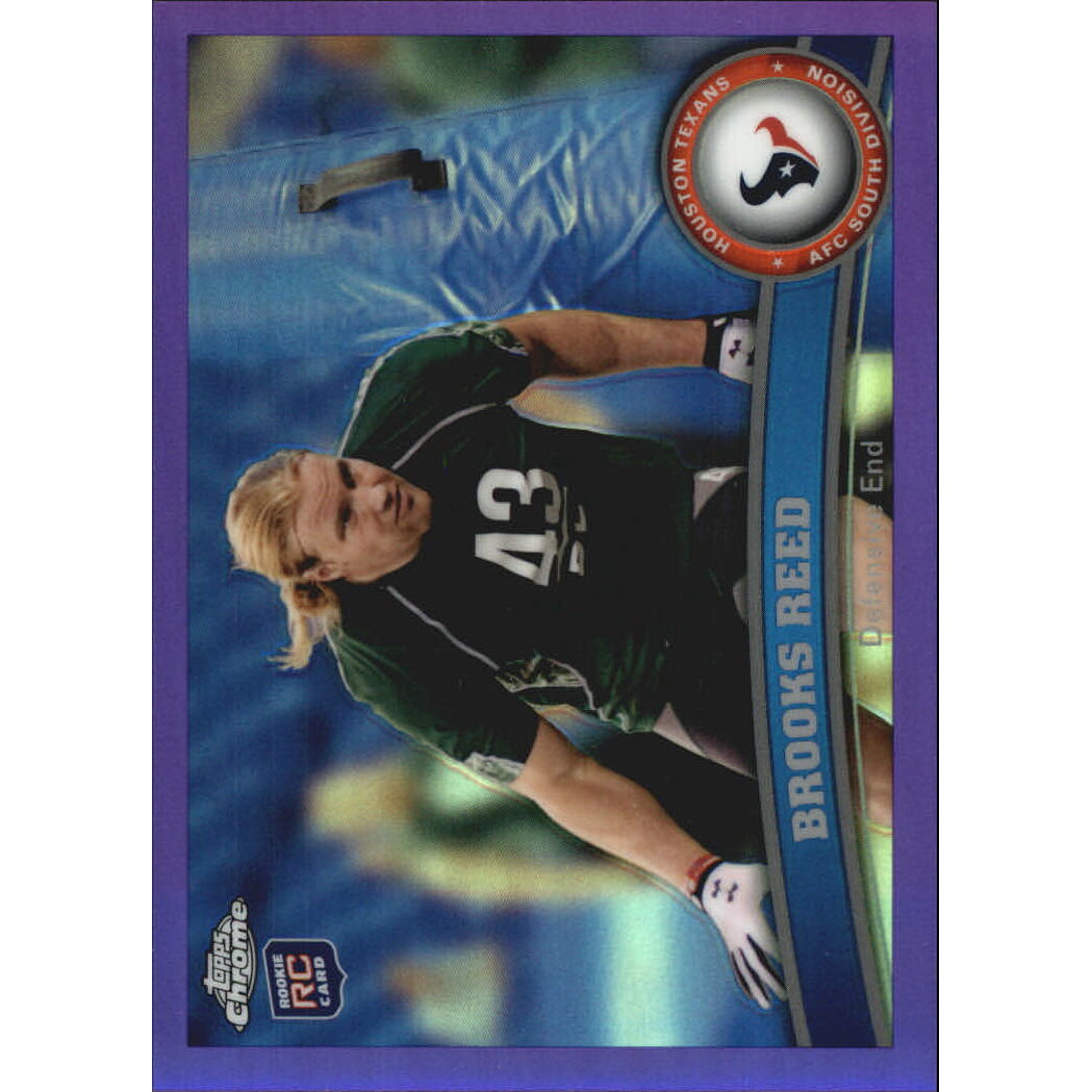 2011 Topps Chrome Purple Refractors #102 Brooks Reed. rookie card picture