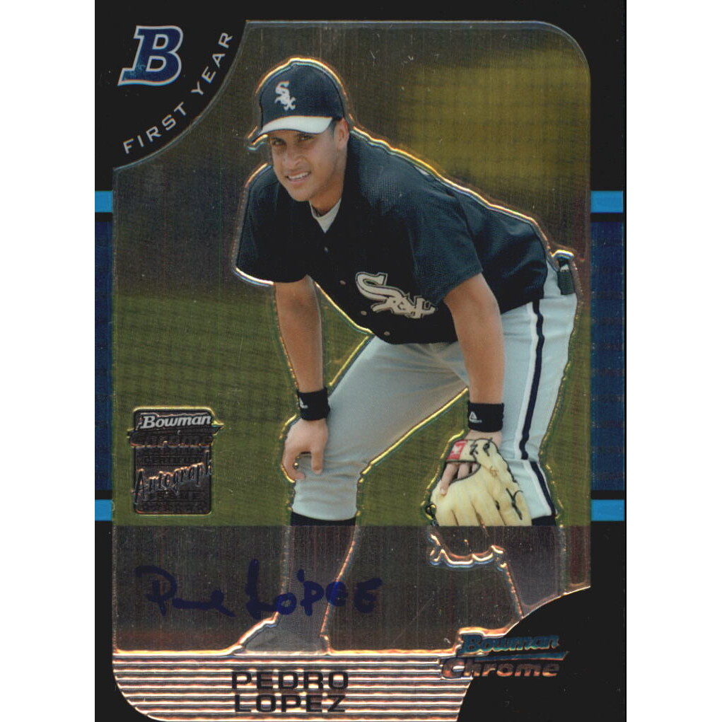 2005 Bowman Chrome #346 Pedro Lopez AU RC. rookie card picture