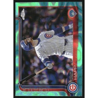 2025 Topps Chrome Aqua Lava Refractors #144 Ian Happ