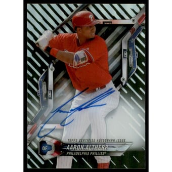 2018 Topps High Tek Autographs #HTAA Aaron Altherr