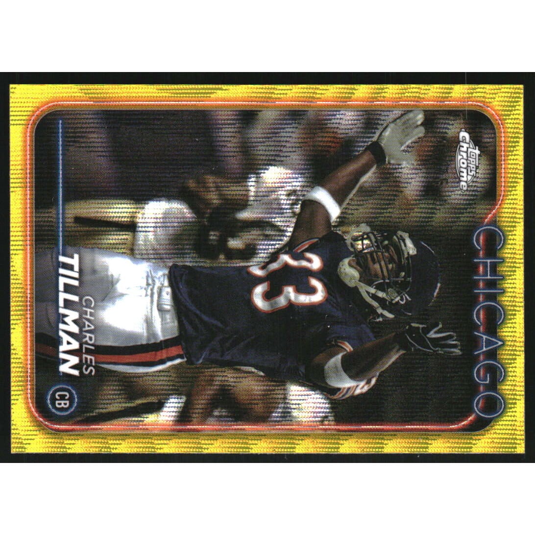 2024 Topps Chrome Yellow Wave Refractors #19 Charles Tillman. rookie card picture