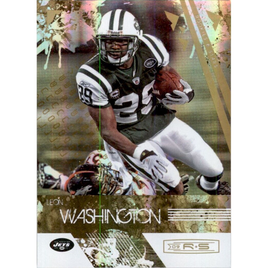2009 Donruss Rookies and Stars Longevity Parallel Gold #114 Leon Washington ELE