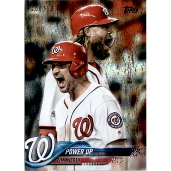 2018 Topps Factory Set Foilboard #379 Ryan Zimmerman/Jayson Werth/Power Up
