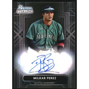 2022 Bowman Sterling Prospect Autographs #PAMP Milkar Perez