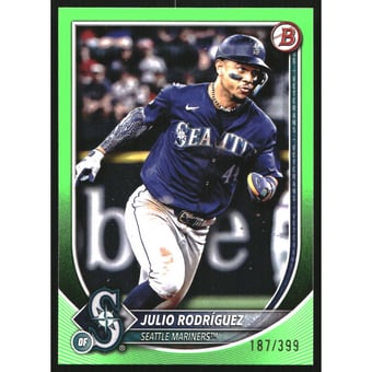 2025 Bowman Neon Green #79 Julio Rodriguez