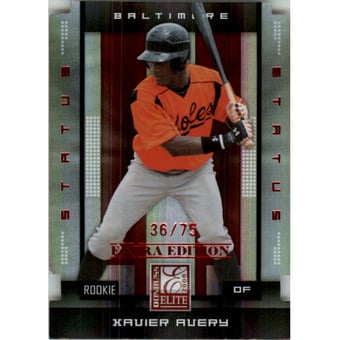 2008 Donruss Elite Extra Edition Status #169 Xavier Avery