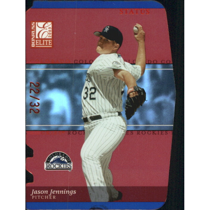 2003 Donruss Elite Status #103 Jason Jennings/32. rookie card picture