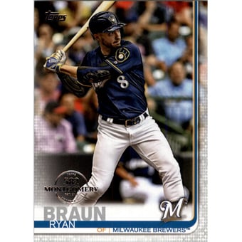 2019 Topps Factory Set 582 Montgomery #614 Ryan Braun