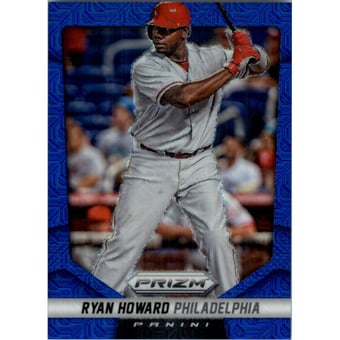 2014 Panini Prizm Prizms Blue Mojo #17 Ryan Howard