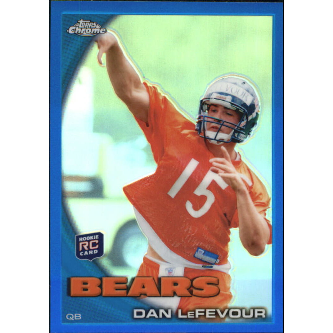 2010 Topps Chrome Blue Refractors #C36 Dan LeFevour. rookie card picture